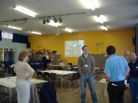 Lynda, Tim, Mark Venebles, Graeme and Chris psyching themselves up