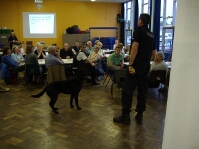 Adam Paton demonstrating the work he does with Diesel