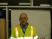 Martyn envisaging the after effects of enjoying too much of Raj's kind donation of lubrication
