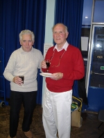 Alan (ex-chair) meeting with Mike Lethbridge (the first Secretary of the Watch)