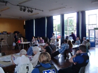 Elizabeth Shepherd (Downend and Bromley Heath Parish Council) saying a few words
