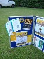 Our board, packed with info