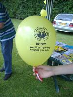 The balloons were a great hit with the kids